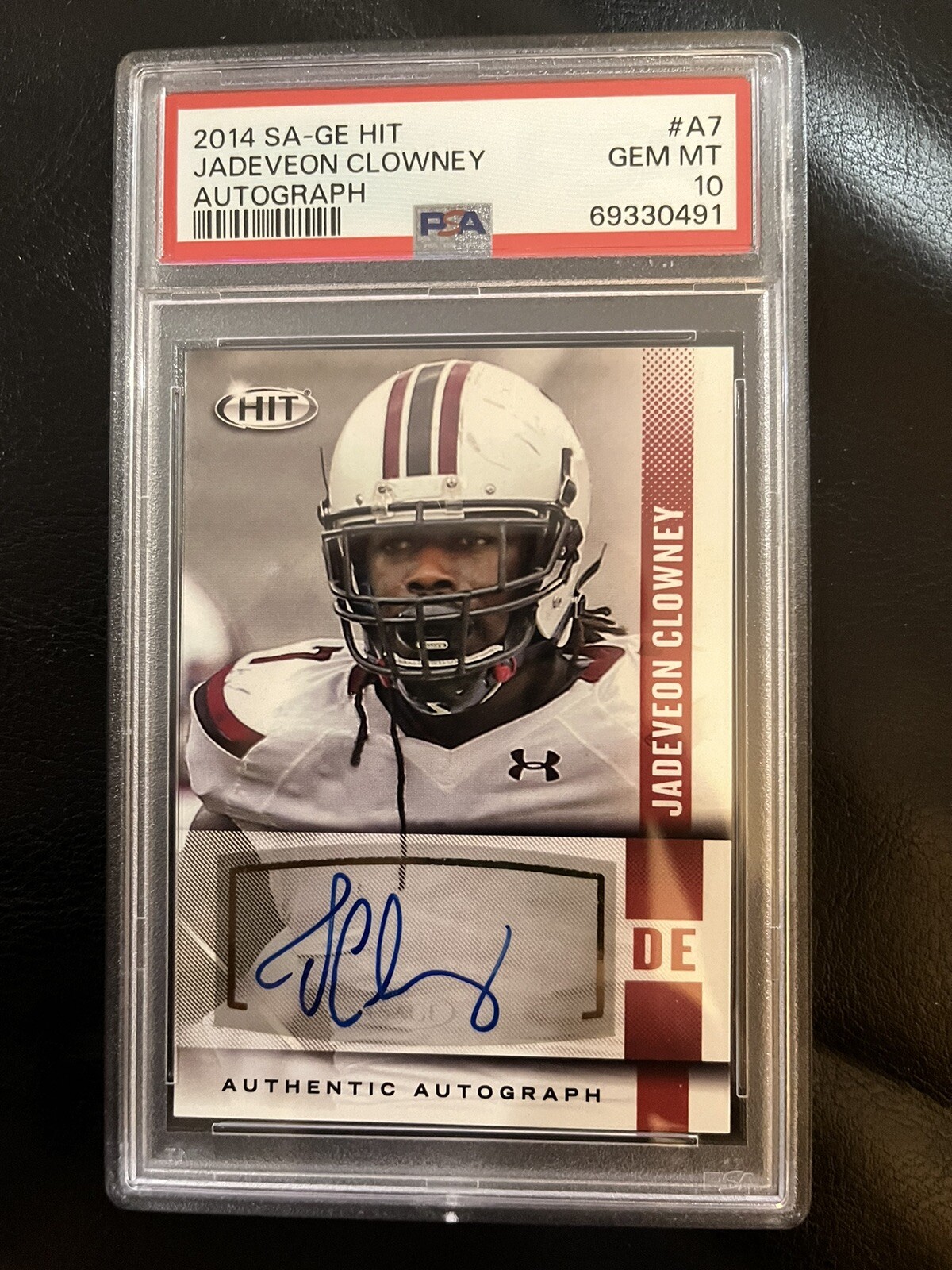Jadeveon Clowney SA-GE Hit Autograph #A7 Base