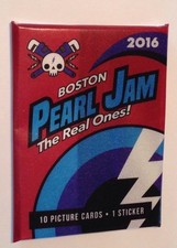 pearl jam baseball cards boston pack 2016 fenway park concerts Red Sox