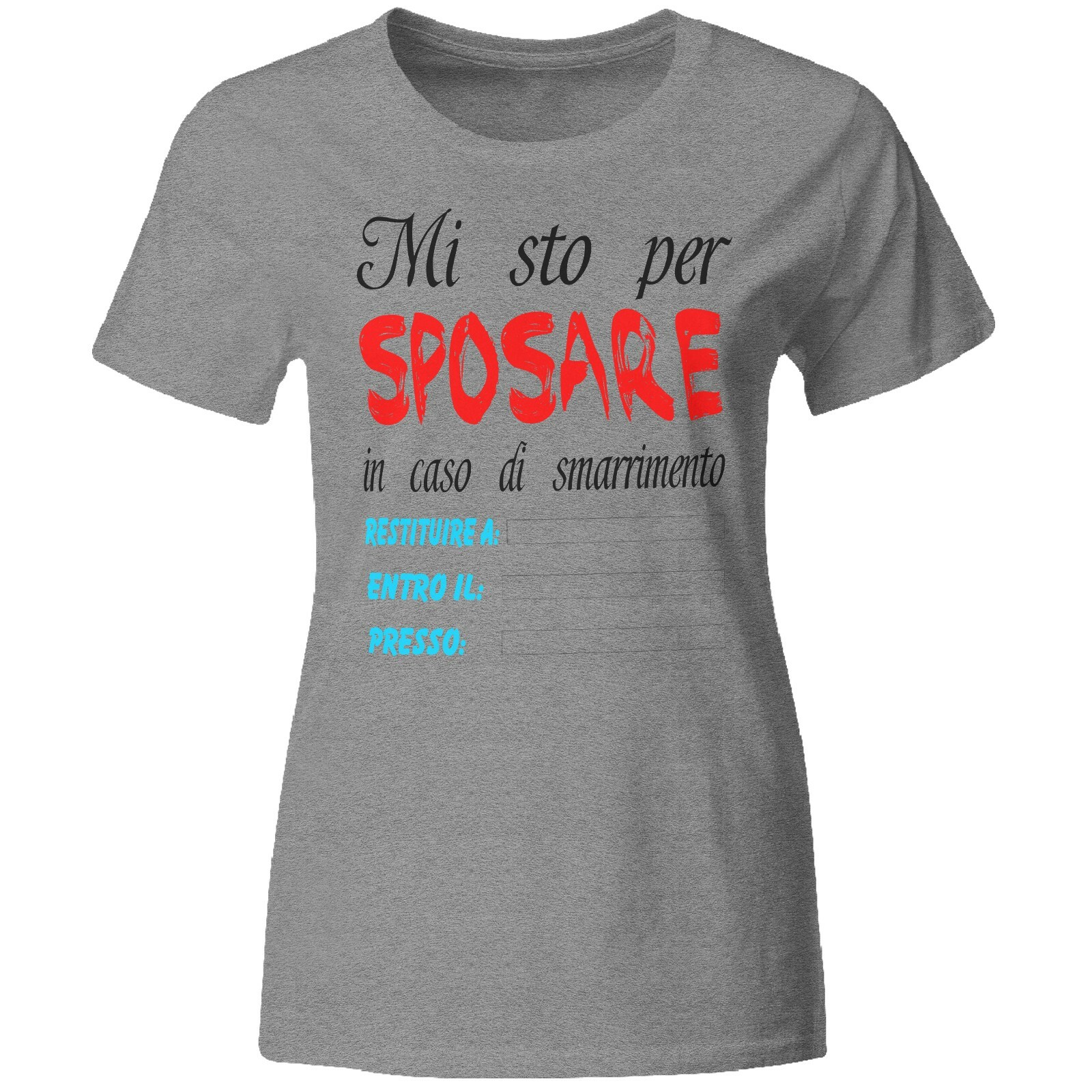 maglietta sposa addio al nubilato