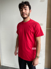 AAA Alstyle Mens Red Short Sleeves Tee Blank T-Shirt Casual T Shirt - 1301