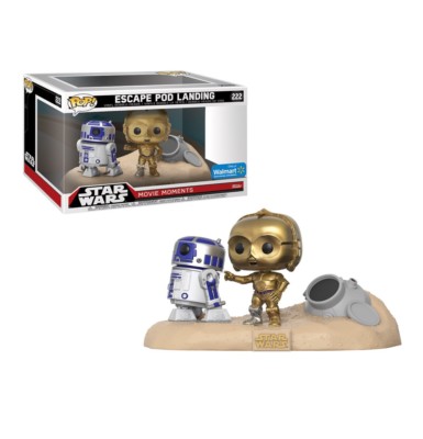 STAR WARS MOVIE MOMENTS フィギュアコレクション　POP Funko Pop Vinyl 2 Pack Star Wars Movie Moments Luke And Leia Trash