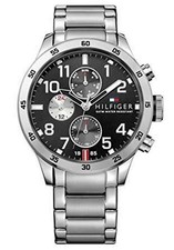 tommy hilfiger men's 1791141 cool sport analog display quartz silver watch
