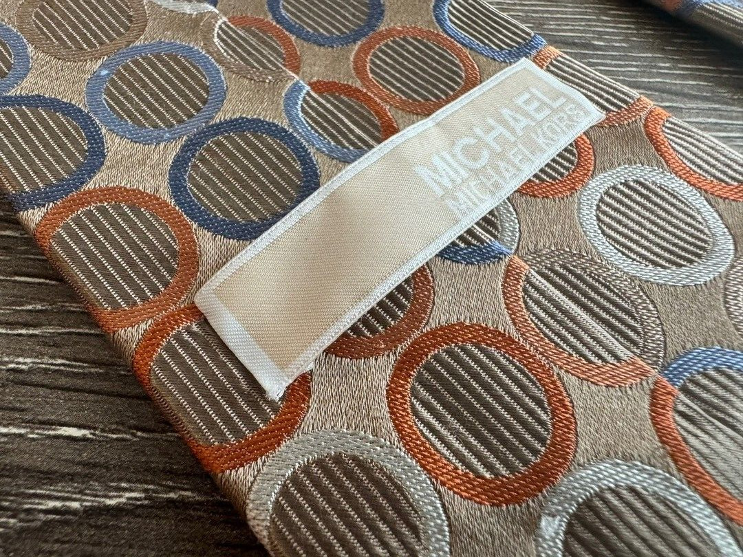 Michael Kors Multicolored Circle Pattern Men's Ne… - image 4