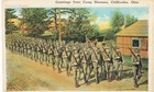 Vintage WW1 Era Military Themed Postcard Camp Sherman Ohio (14a)