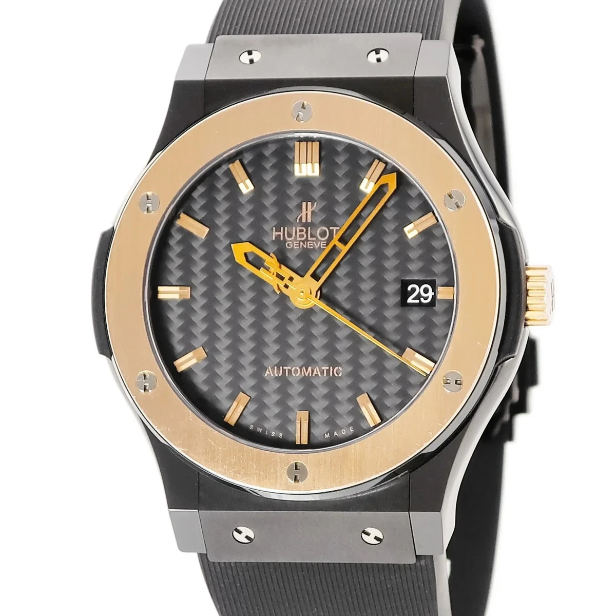 Hublot — Hublot Classic Fusion 511.CO.1780.RX Ceramic Carbon Titanium Rubber 45mm #HDW319