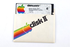 Vtg 1980 Apple II Diskware DOS Tool Kit 5 1/4 Floppy Disk