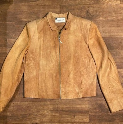 ジャケット・アウター Vintage Brown Suede Short Jacket s-l400.jpg