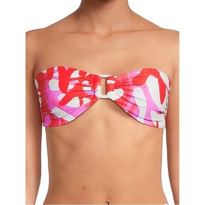 Milly Cabana ''Italian Under The Sea'' Bandeau Bikini Top, Women's Size M