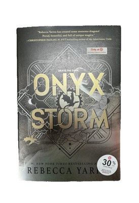 ONYX STORM Deluxe Limited Collector's Edition TARGET EXCLUSIVE HARDCOVER IN HAND