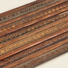 23FT Antique Victorian Architectural Salvage Wood Pediment Trim Molding Boards