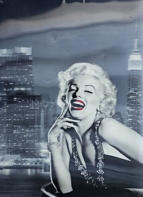 Marilyn Monroe 3D Embossed Wall Art   Vintage Glam Decor