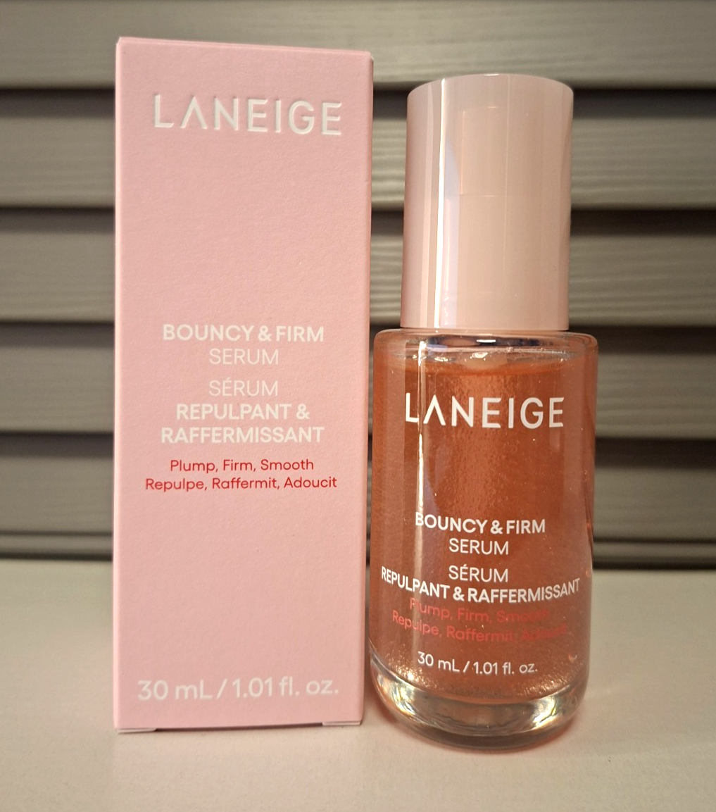 ~ NEW ~ LANEIGE BOUNCY & FIRM SERUM 'PLUMP, FIRM, SMOOTH' 30ml FULL SIZE, BOXED