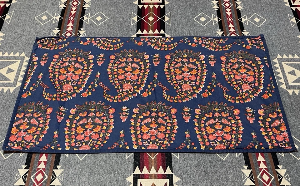 Ralph Lauren Home King Pillow Sham Reversible Floral Cotton M9 - Image 2 of 4