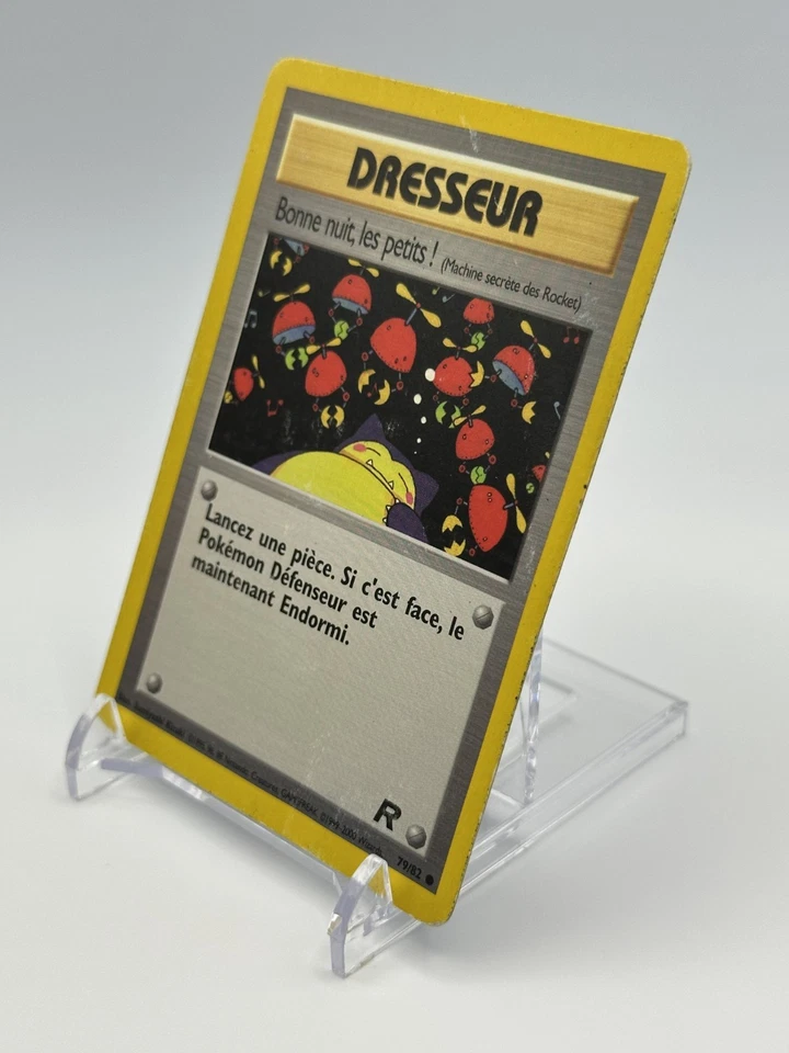 Bonne nuit les petits 79/82 Team Rocket Pokémon FR Edition 2 MP - Photo 4/4
