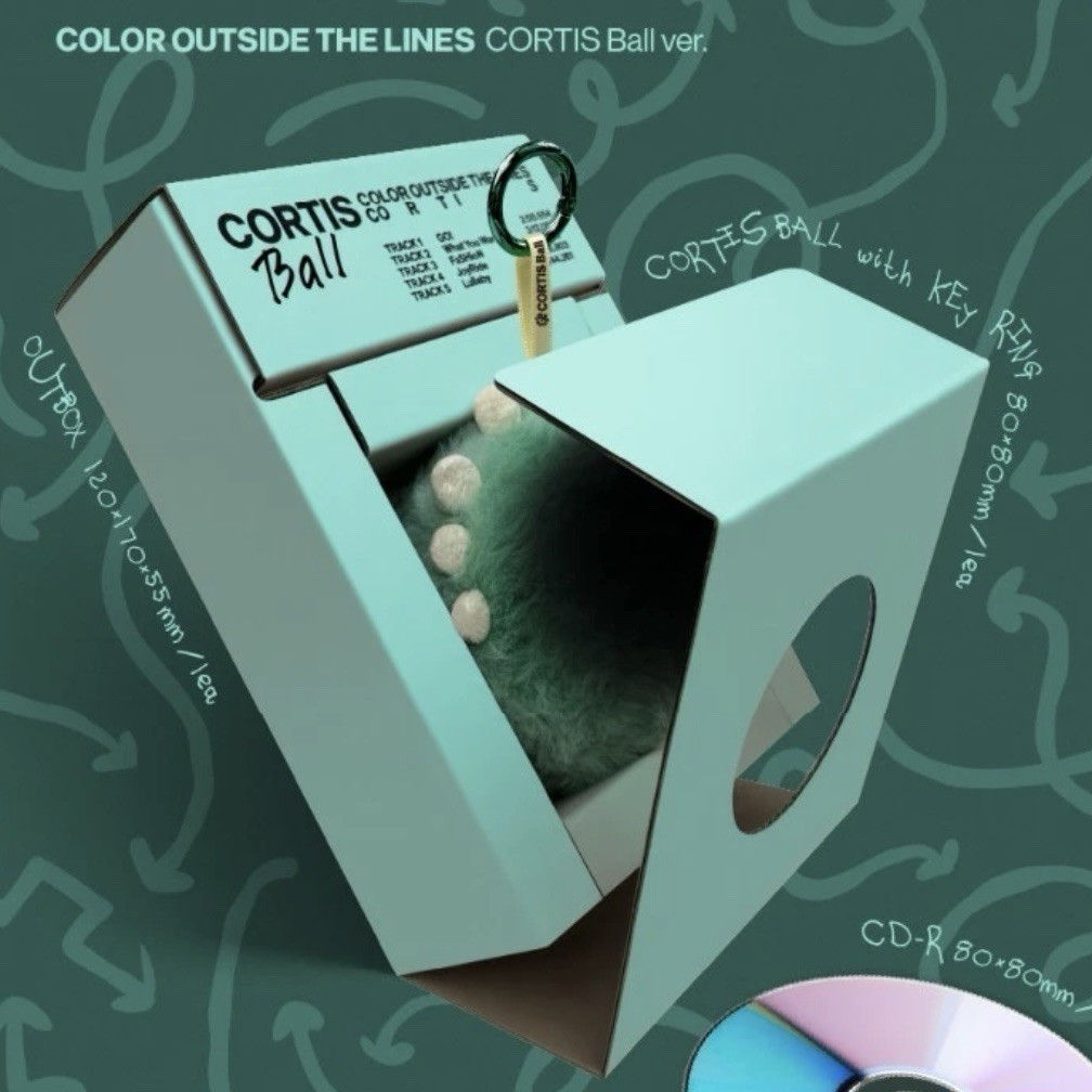 CORTIS 1st EP Album COLOR OUTSIDE THE LINES [CORTIS Ball Ver.] IN