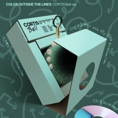 CORTIS 1st EP Album COLOR OUTSIDE THE LINES [CORTIS Ball Ver.] CD+