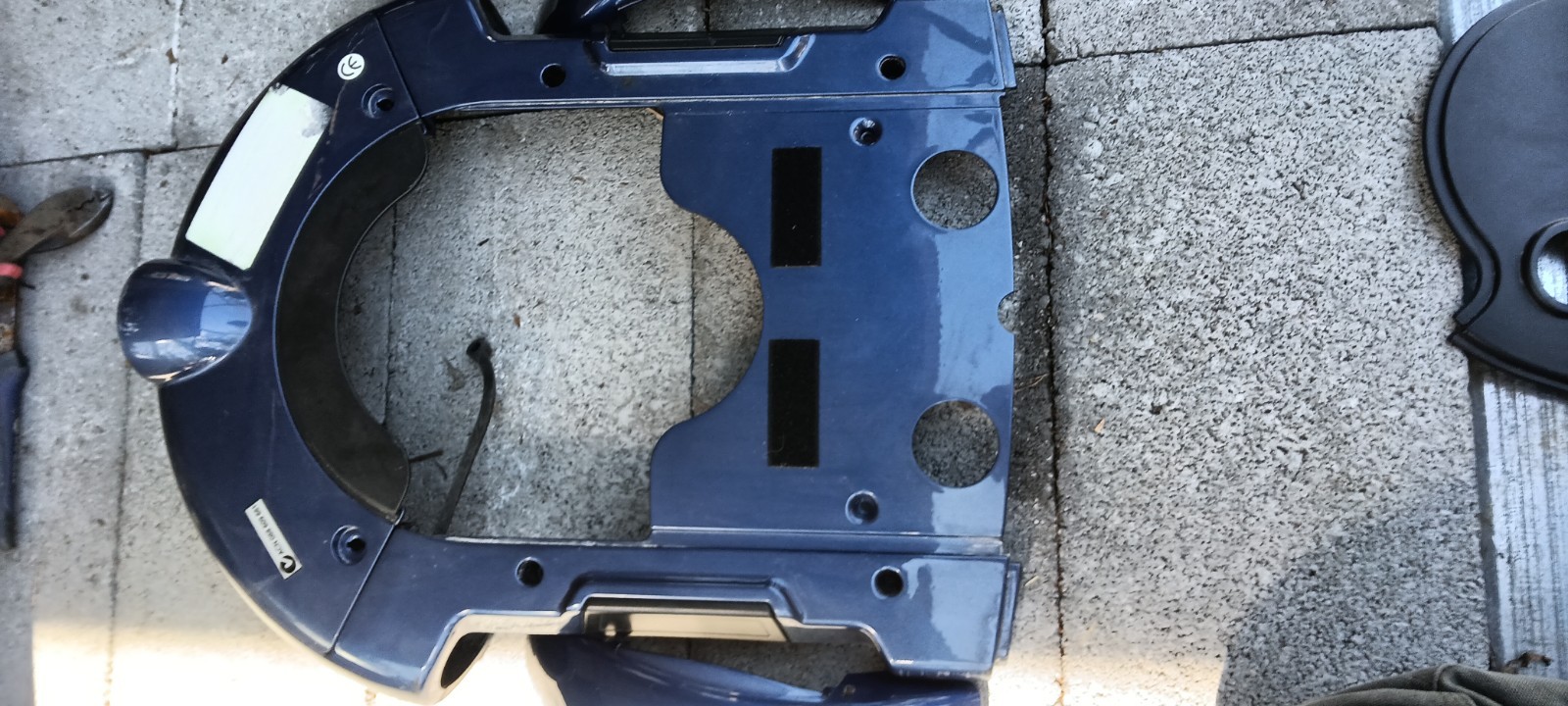 Jet 3 Ultra Blue Shroud With Fender Covers For Power Wheelchair