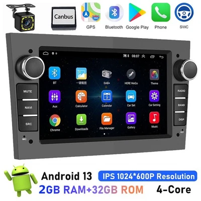 Carplay Autoradio Für Opel Astra H G Corsa C D Zafira B GPS Navi 32/64GB +Kam