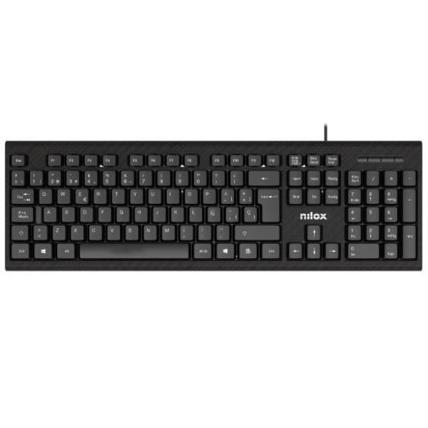 Nilox Nero Nxkmit0011 Kit Tastiera E Mouse Usb (It, Cablato), Tastiera, - Immagine 2
