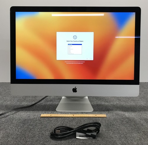 Apple iMac A1419 MNE92LL/A 2017 27" AIO i5-7500 16GB RAM 1TB HDD + 32GBSSD As Is