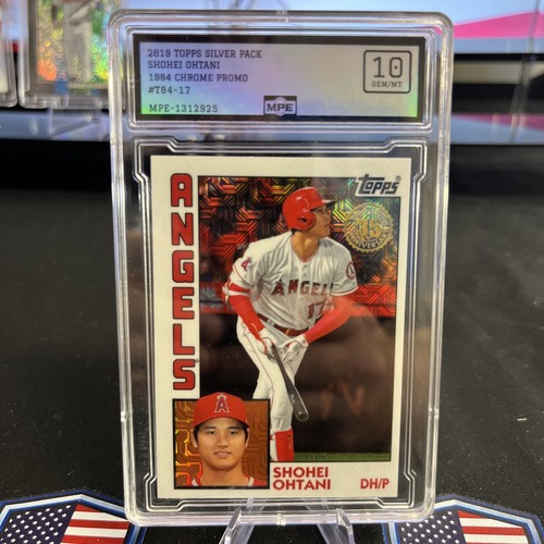 2019 Topps Silver Pack 1984 Chrome Promo Shohei Ohtani #17 GEM / MT 10