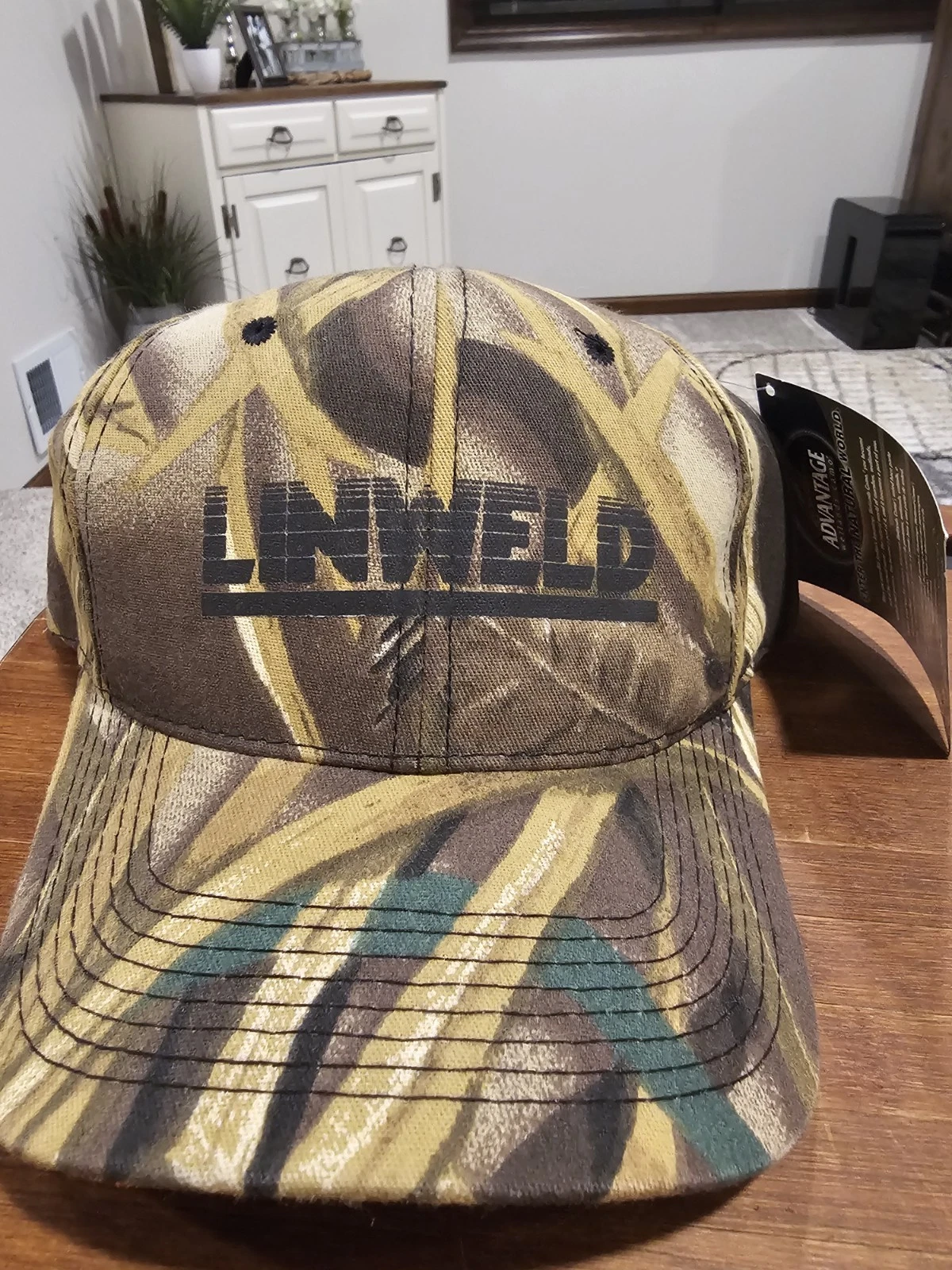 Nwt Linweld Camo Hat Cap Snapback (H8)