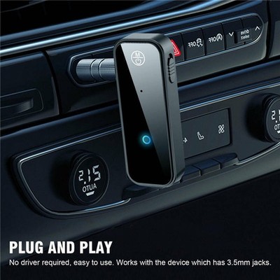 2in1 Audio Adapter USB Wireless Bluetooth 5.0 Transmitter Receiver 3.5mm Aux Car