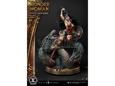 WONDER WOMAN VS HYDRA BY JASON FABOK STATUE PRIME 1 STUDIO