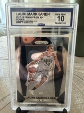 Panini 2017-18 Prizm Lauri Markkanen Rookie Card #247 CGC 10 Chicago Bulls. rookie card picture