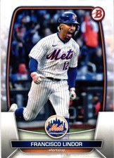 2023 Bowman HUGE LOT (24) Francisco Lindor #81 Mets