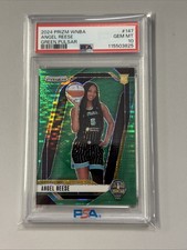 2024 Prizm WNBA Angel Reese Green Pulsar /25 Psa 10