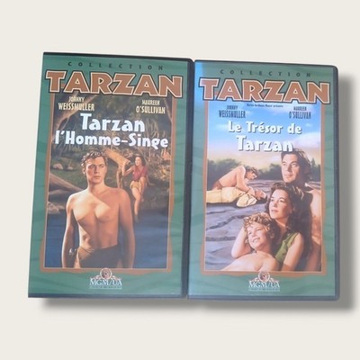 2er Set VHS Tarzan (Der Affe + flieht) - sehr guter Allgemeinzustand - Sammlung