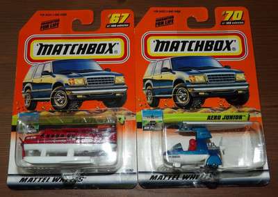 2X - 2000 Matchbox Air Travel - Sea Rescue Plane & Aero Junior