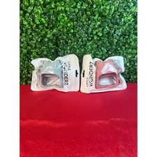 New Bundle of Two Pink  Green Little Wonderz Brand Silicone Baby Teethers Gift