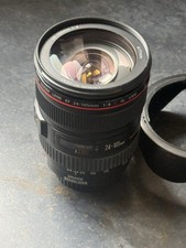 Canon EF 24-105mm f/4 L IS USM Lens – Sharp L Glass – Hood – Tested