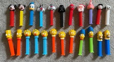 Vintage PEZ Dispensers Assorted Lot of 23 One Owner Mixed Characters