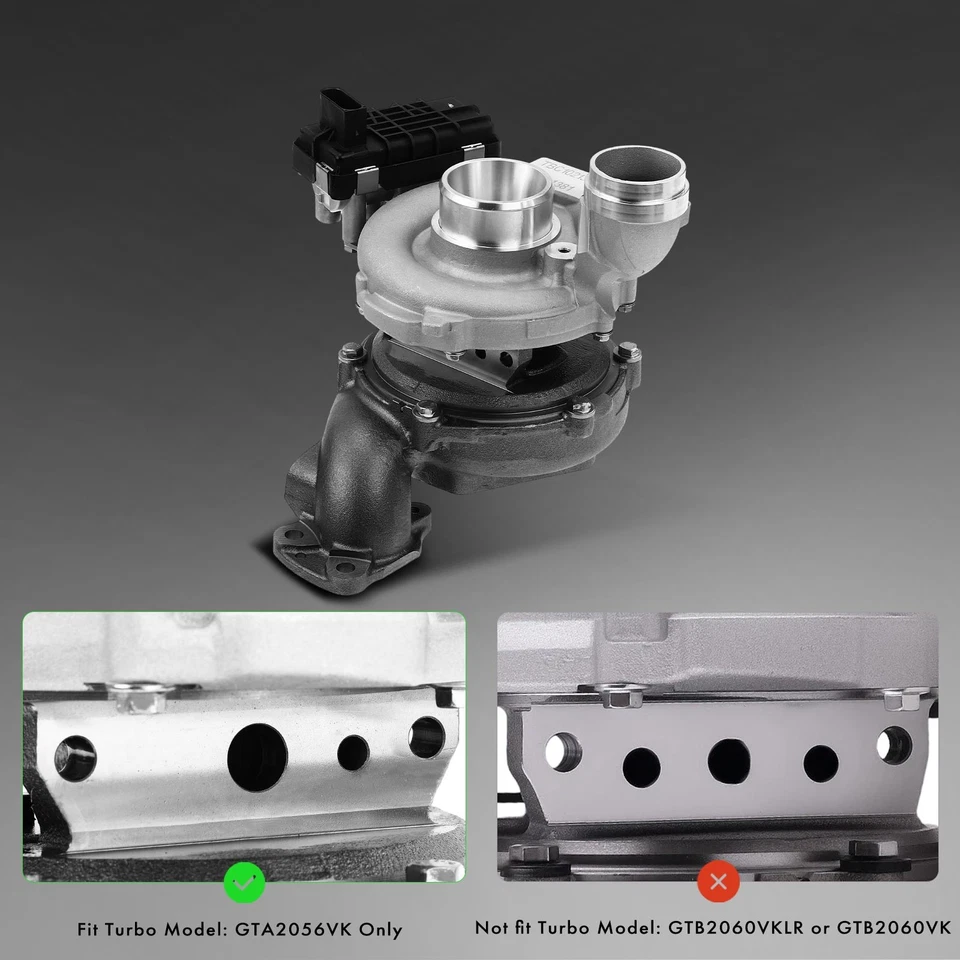 Turbocompresor para Jeep WK Grand Cherokee Mercedes-Benz E280 E300 GTA2056VK Foto 2 de 4