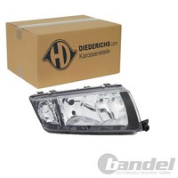 Diederichs Halogen Scheinwerfer Schwarz Rechts Passend FüR Skoda Fabia | 7805182