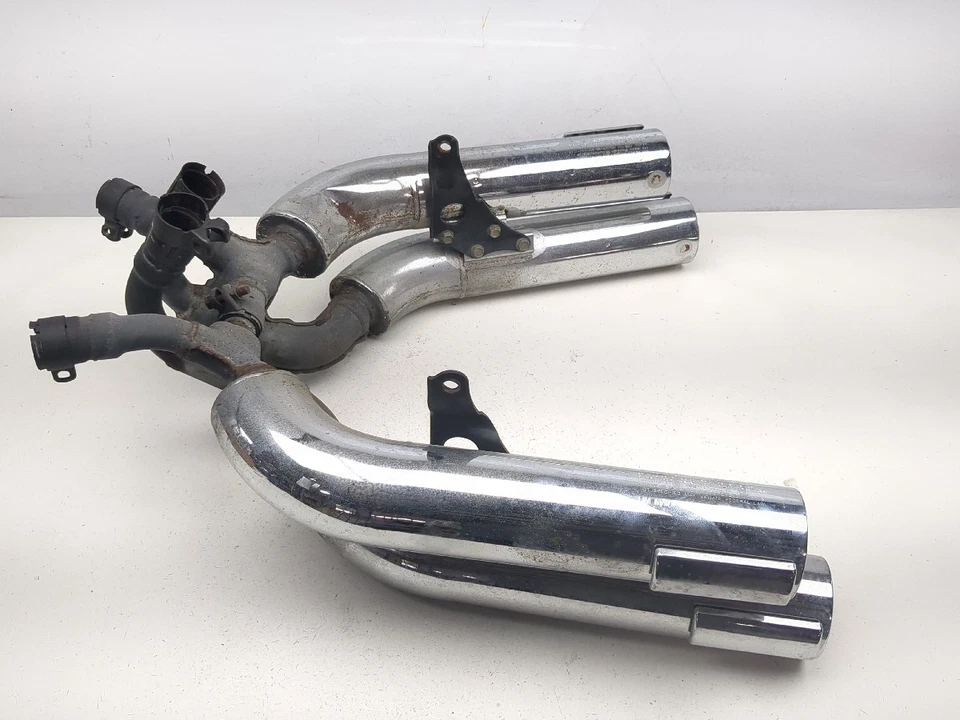 Conjunto de latas silenciador silenciador escape Magna 84-87 Honda VF700 Foto 2 de 4