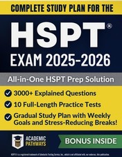 HSPT Exam Study Plan 2025-2026 Test Prep Book...