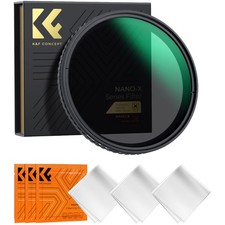 86mm Variable ND Filter ND2-ND32 Camera Lens Filter 1-5 Stops No X Cross HD...