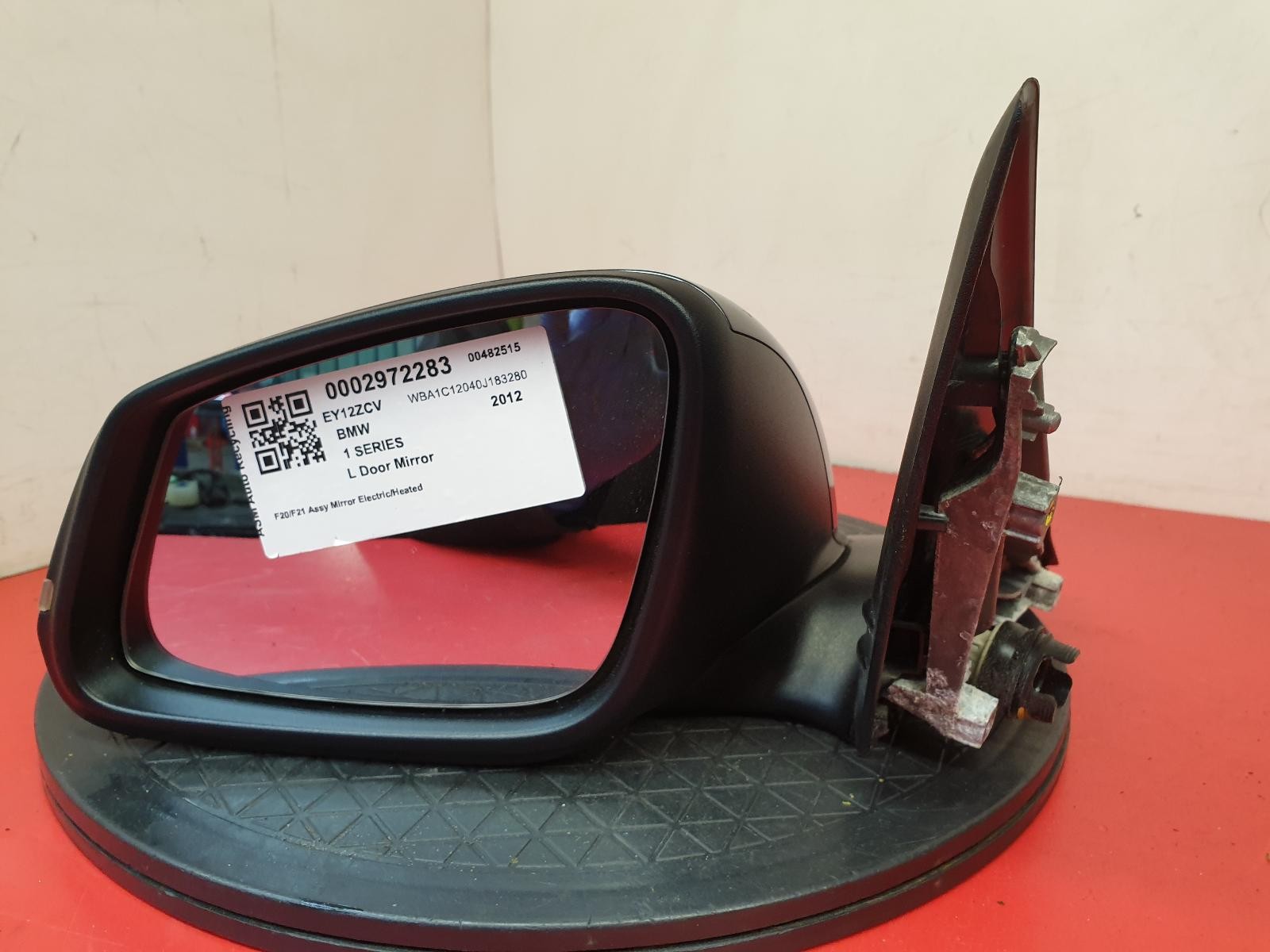 BMW 1 SERIES 2012 LEFT DOOR MIRROR ASSEMBLY PASSENGER SIDE 51167242703