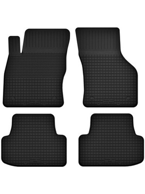 Wanneform Gummi Fußmatten Satz für SEAT Leon IV  Schwarz