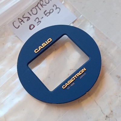 Casio CASIOTRON 03-503 Japan Quadrante Display Blue Col. vintage gebraucht
