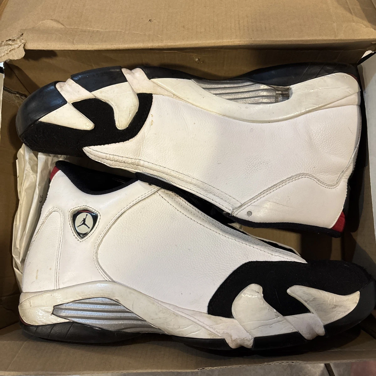 Jordan Air Jordan 14 ホワイト/レッド Preços baixos em Jordan 14 Retro White Varsity Red | eBay