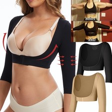 Women Upper Arm Shaper Post Surgical Slimming Compression Sleeves Shapewear Tops