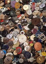 Vintage to Now Buttons. Mixed Assorted Colors, Sizes, Shapes & Styles. You Pick