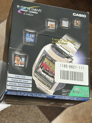 【希少レトロ】CASIO WQV-10 WRIST CAMERA 液晶カラー Very Casio E-data Bank Color Wrist Camera Watch Wqv-10 Module 2412
