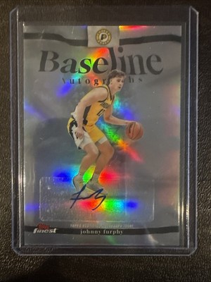 2025 Topps Finest Johnny Furphy Baseline Refractor Auto BA-JF