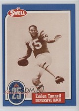1988 Swell Football Greats Hall of Fame Emlen Tunnell #118 HOF 1a7j